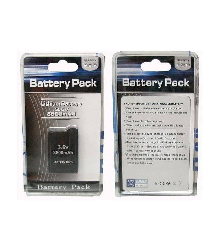 Bateria PSP 3600mAh do konsoli PSP FAT 100x-1004 * Pierwsza wersja PSP