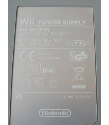 Oryginalny zasilacz NINTENDO 12V 3.7A konsola Wii