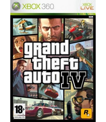GTA 4 IV Grand Theft Auto Xbox 360