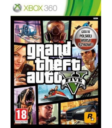 GTA 5 V Grand Theft Auto gra XBOX 360 PL