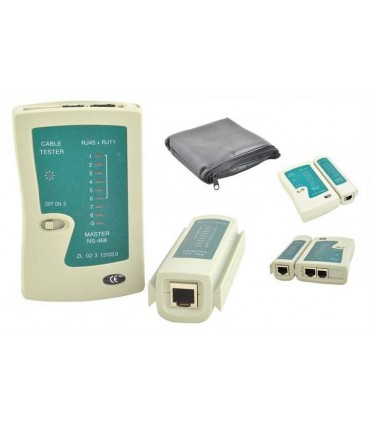 Tester Kabli Sieciowych RJ45 RJ11 Miernik Sieciowy Przewodów LAN