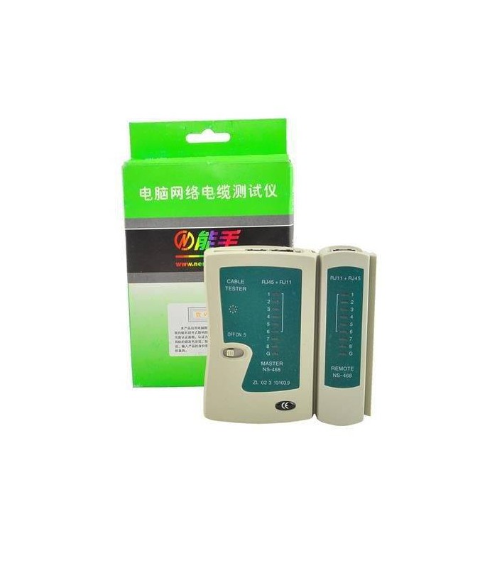 Tester Kabli Sieciowych RJ45 RJ11 Miernik Sieciowy Przewodów LAN