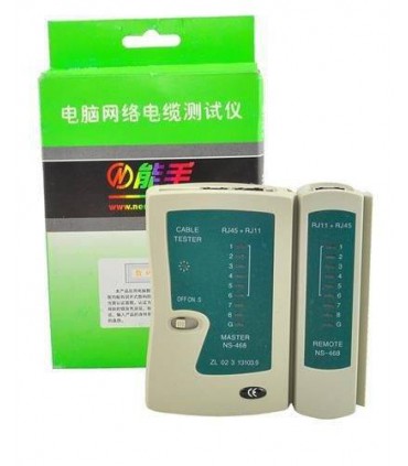 Tester Kabli Sieciowych RJ45 RJ11 Miernik Sieciowy Przewodów LAN