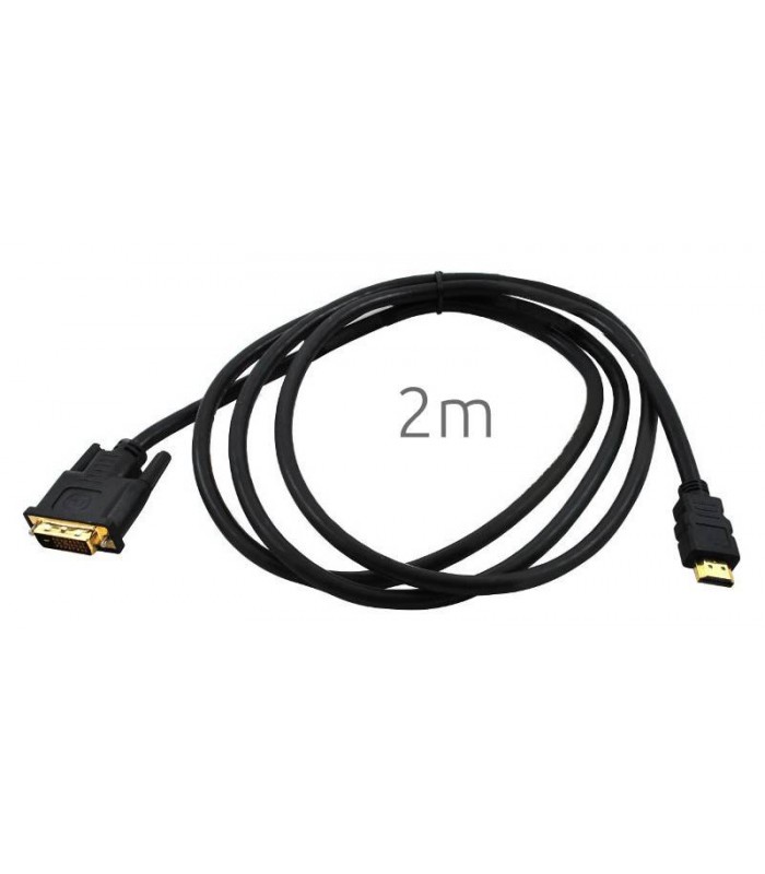 KABEL HDMI-DVI 2m GOLD