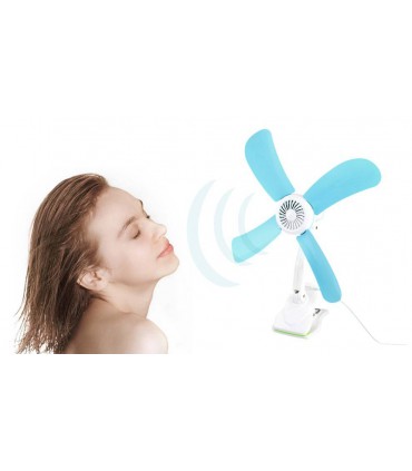 Wentylator łopatkowy z klips biurowy wiatrak 48cm