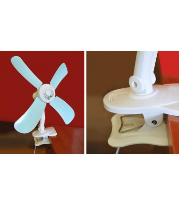 Wentylator łopatkowy z klips biurowy wiatrak 48cm