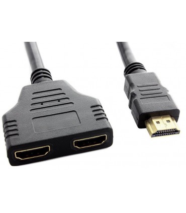 Rozdzielacz HDMI kabel na 2 porty FULL HD