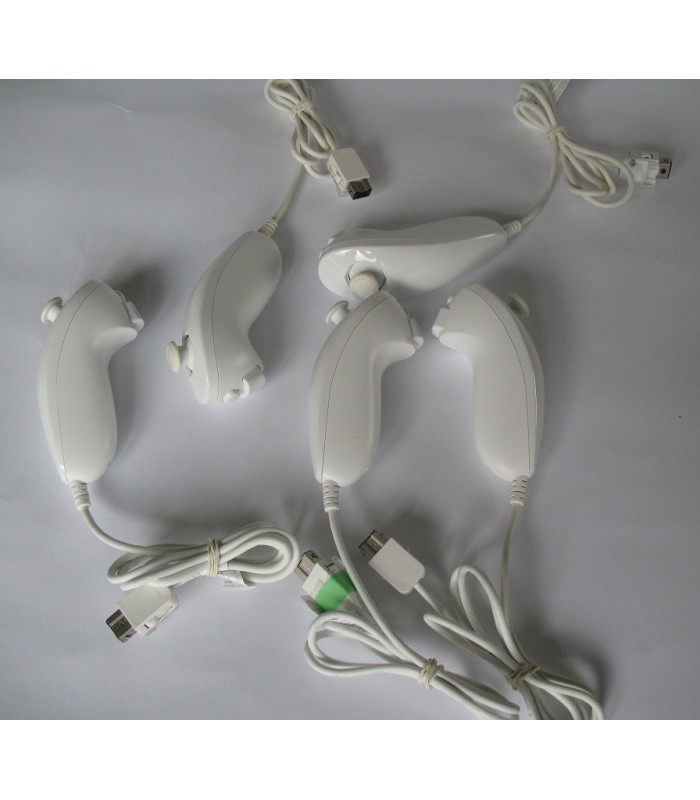 NUNCHUK Wii U Wii Oryginalny Nintendo biały Kontroler Oryginał