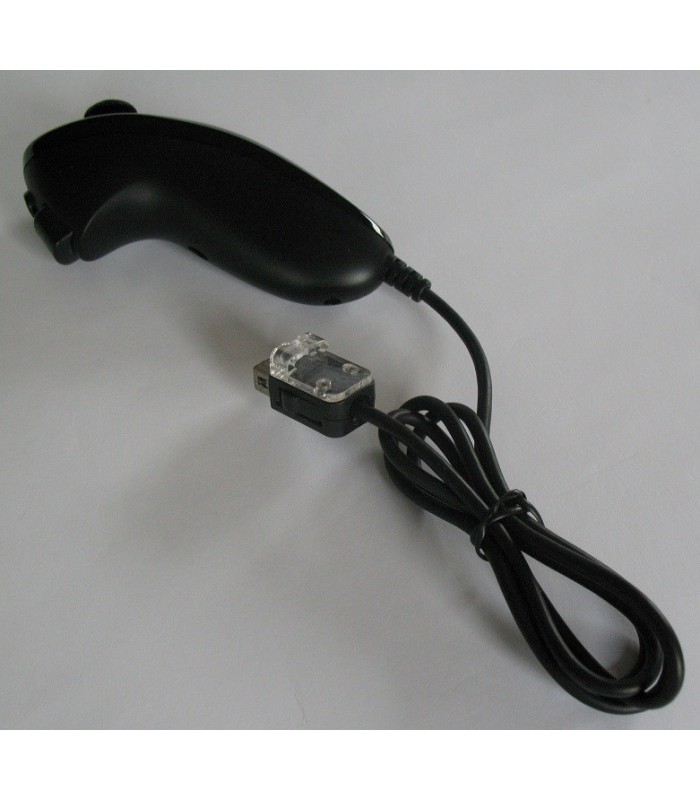 NUNCHUK Wii U Wii Oryginalny Nintendo czarny Kontroler Oryginał
