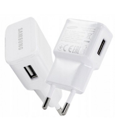 Ładowarka sieciowa Samsung ETA0U83EWE USB 1A Biała