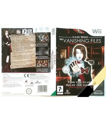 Cate West The Vanishing Files Nintendo Wii