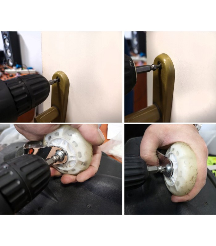 Zestaw Bitów wykrętaki do urwanych śrub 4szt.