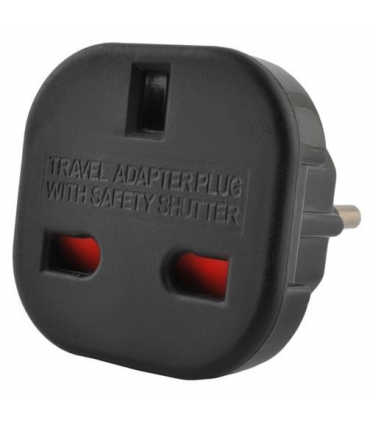 Adapter sieciowy 230V UK na EU Gniazdo Anglia - Wtyczka Europa
