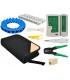 Zestaw sieciowy 8w1 tester zaciskarka wtyki RJ45 
