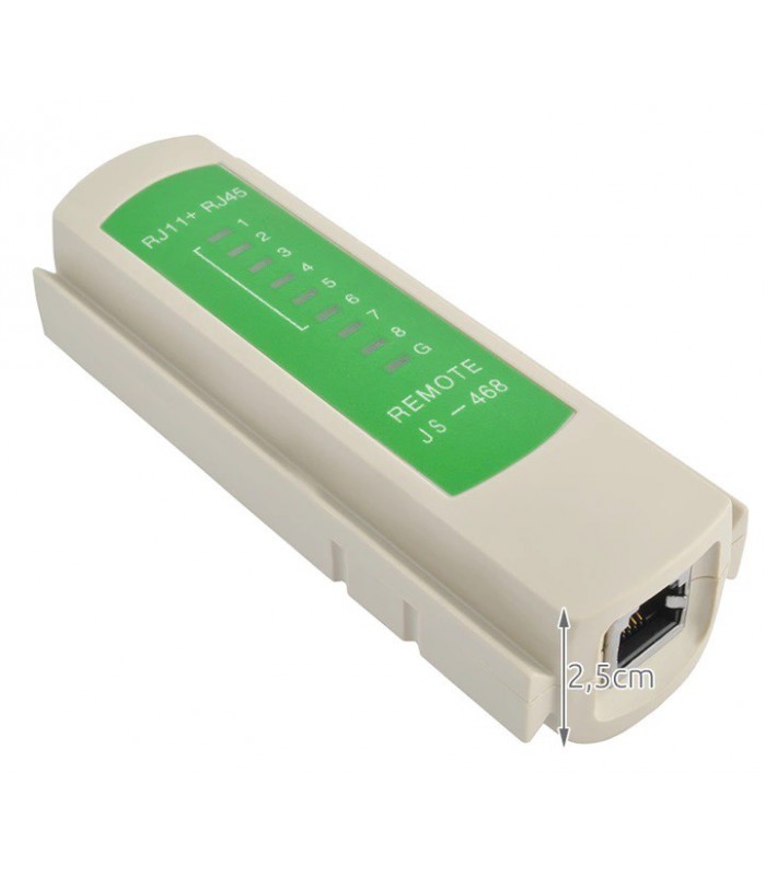 Zestaw sieciowy 8w1 tester zaciskarka wtyki RJ45 
