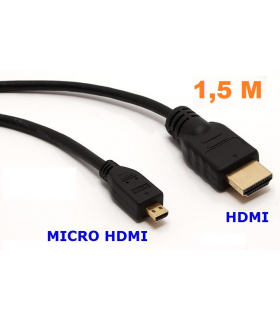Kabel HDMI - micro HDMI v1.4 1,5m