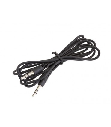 Kabel mini jack 3,5mm audio stereo 1m czarny