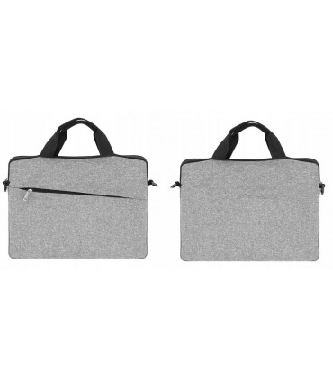 Torba na Laptop 14 na ramię Pokrowiec Teczka szara