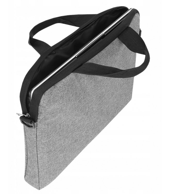 Torba na Laptop 14 na ramię Pokrowiec Teczka szara