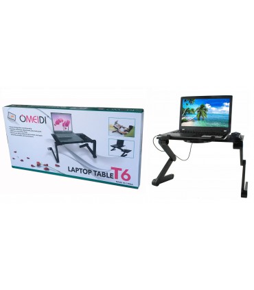 Regulowany składany STOLIK pod LAPTOPA chłodzenie 
