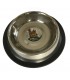Miska metalowa na gumie psa kota 0.45L Barry King