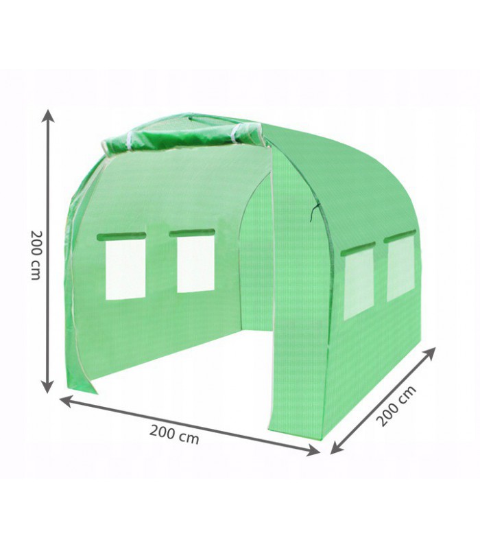 Szklarnia 2x2x2m foliowy tunel ogrodniczy 4m2