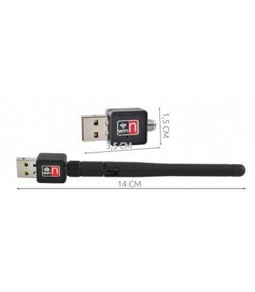 Karta sieciowa WiFi adapter USB 300 Mbps Antena