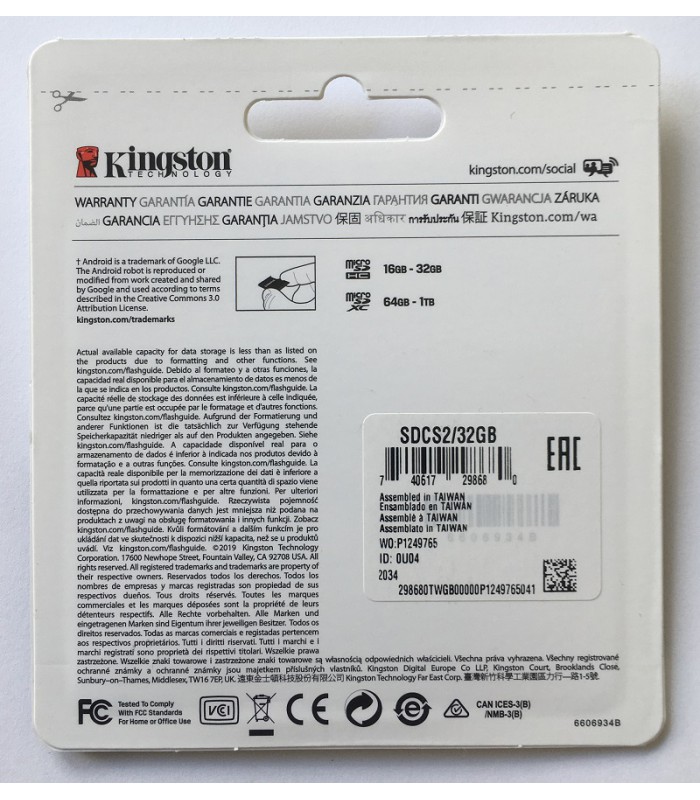 Karta 32GB Kingston + adapter MS PRO DUO do PSP