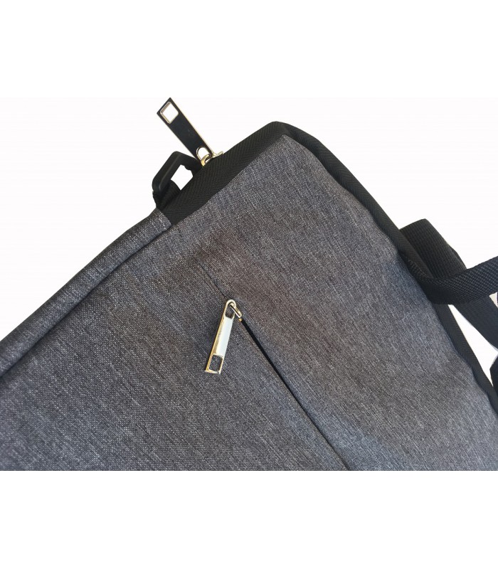 Torba na Laptop 14 na ramię Pokrowiec Teczka szara