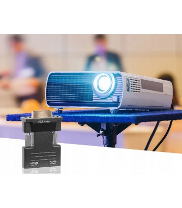 Konwerter HDMI do VGA + Audio Wtyk HDMI - Gniazdo VGA D-SUB