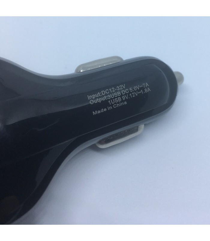 Solidna ładowarka samochodowa 2xUSB QC 3.0 TYP-C