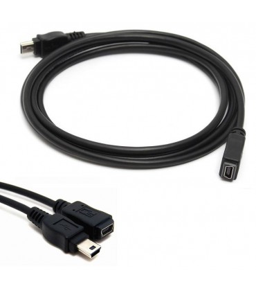 Kabel przedłużacz miniUSB na mini USB 0,5m