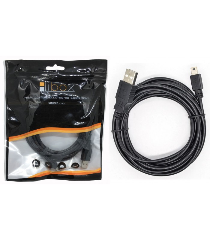 Kabel Mini USB 3m miniUSB Pad PS3 Nawigacja Aparat 3m