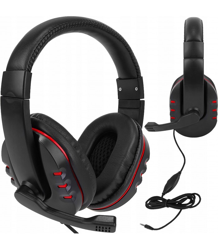 Headset słuchawki z mikrofonem dla Graczy PC PS4
