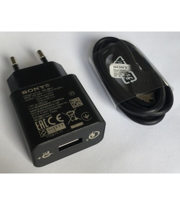 Ładowarka Sony UCH12 + Kabel Sony Micro USB 1m