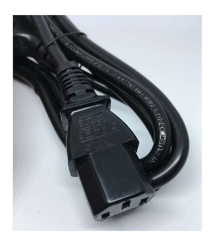Kabel zasilający ATX 3 Pin PC Konsola TV UPS 1,5m * Solidny przewód