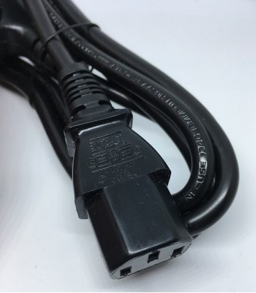 Kabel zasilający ATX 3 Pin PC Konsola TV UPS 1,5m * Solidny przewód