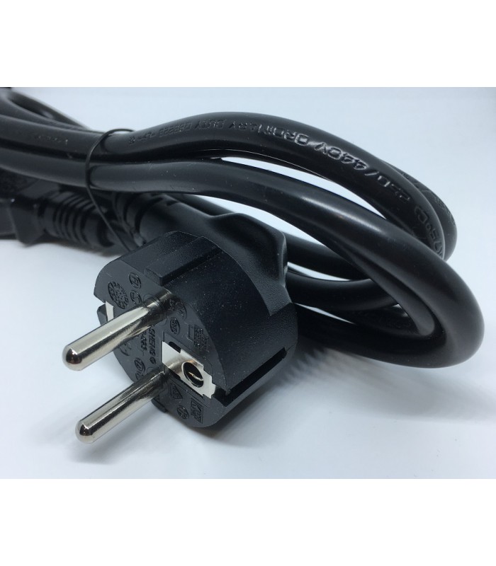 Kabel zasilający ATX 3 Pin PC Konsola TV UPS 1,5m * Solidny przewód