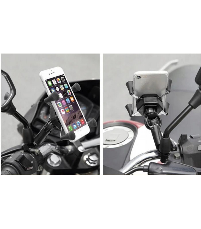 Uchwyt 3D na Telefon GPS z ładowarką USB na Motor Skuter