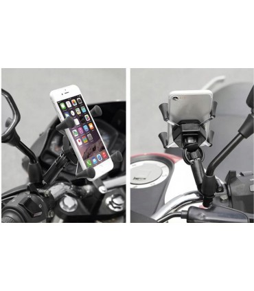 Uchwyt 3D na Telefon GPS z ładowarką USB na Motor Skuter