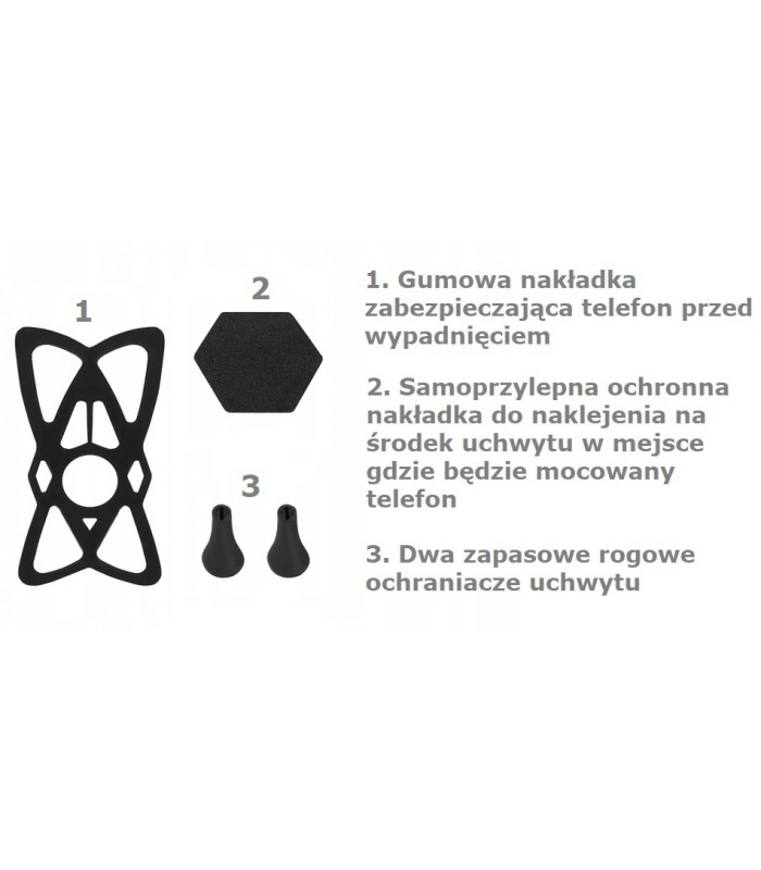 Uchwyt 3D na Telefon GPS z ładowarką USB na Motor Skuter