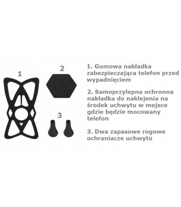 Uchwyt 3D na Telefon GPS z ładowarką USB na Motor Skuter