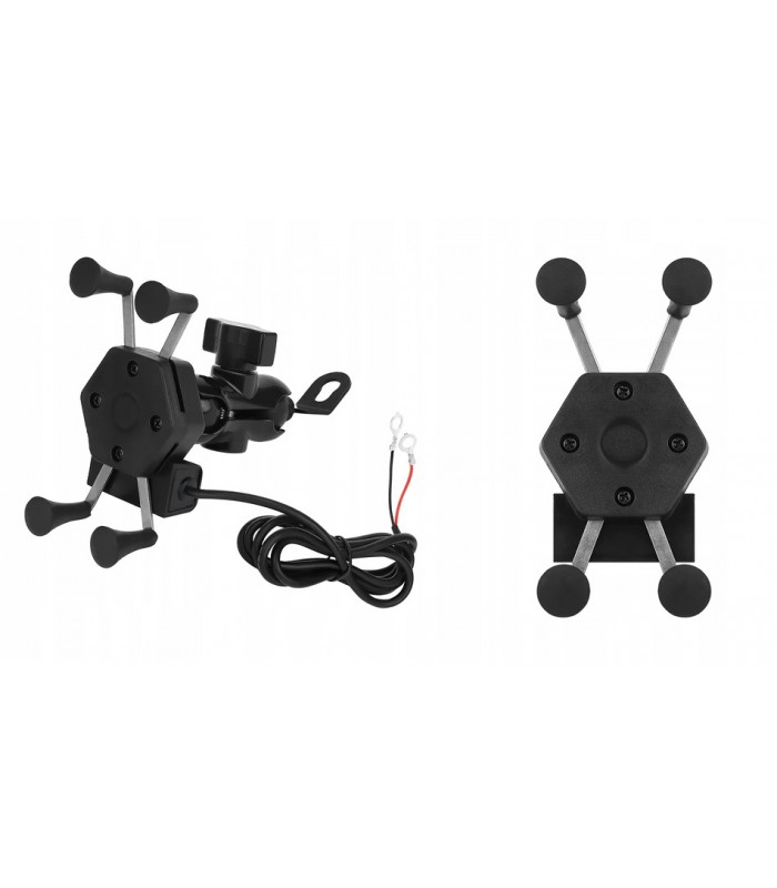 Uchwyt 3D na Telefon GPS z ładowarką USB na Motor Skuter