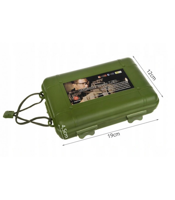 Latarka XML-06 Taktyczna Creed + 2 ładowarki Etui