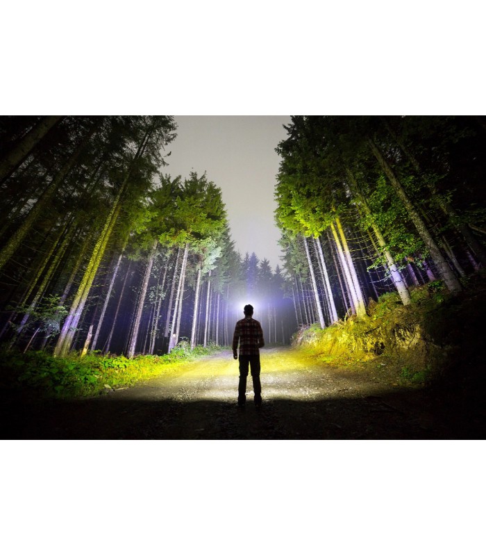 Latarka XML-06 Taktyczna Creed + 2 ładowarki Etui