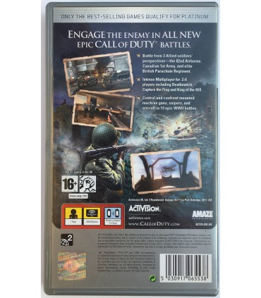 Call of Duty Roads to Victory gra PSP