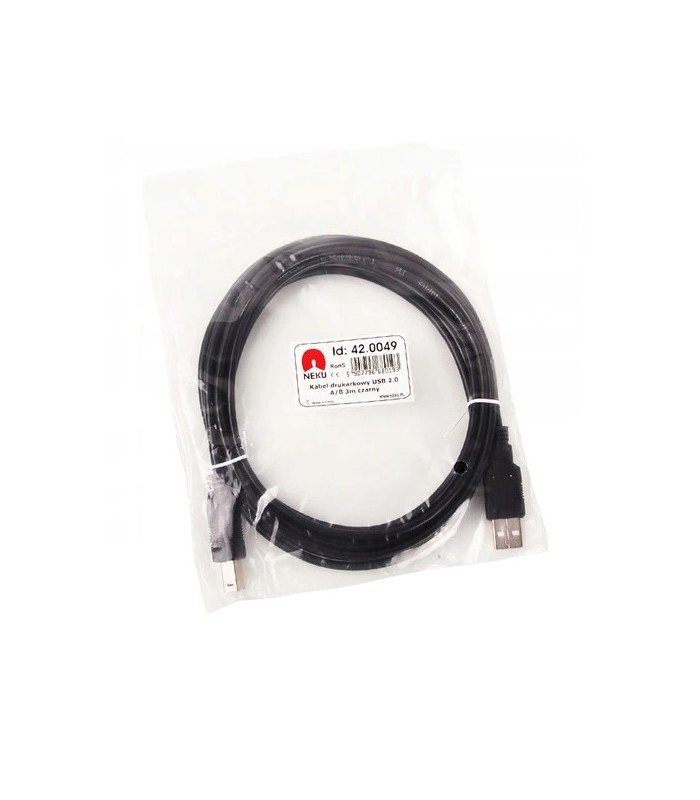 Kabel do drukarki skanera USB 2.0 AM-BM 3m Lanberg Ferry