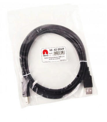 Kabel do drukarki skanera USB 2.0 AM-BM 3m Lanberg Ferry