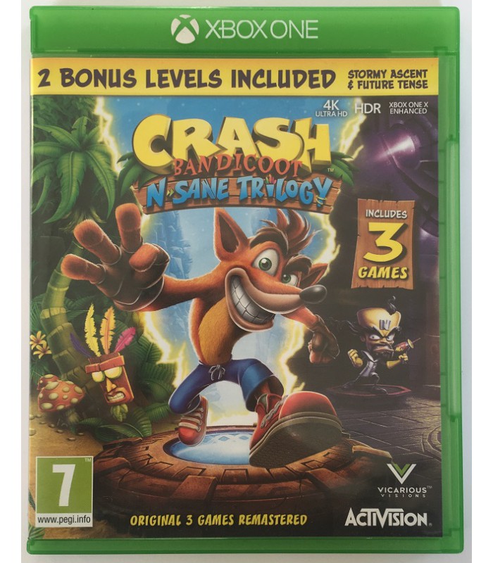 Crash Bandicoot N. Sane Trilogy gra Xbox One