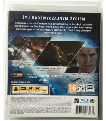 Beyond Dwie Dusze PL Dubbing gra PS3